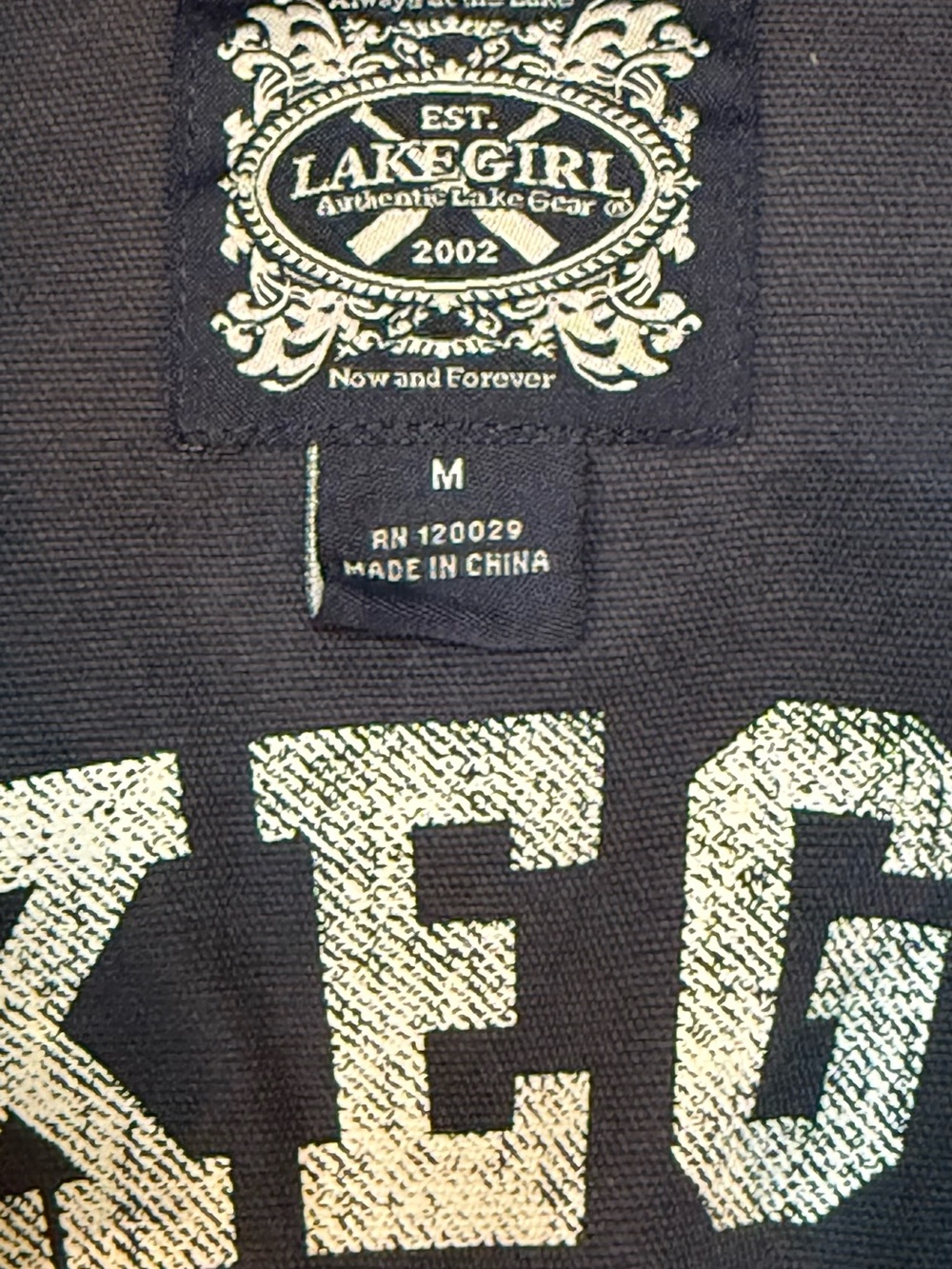 Vintage Y2K Dark Navy Cotton Utility Jacket -Lakegirl Women’s Casual Coat - Picture 12 of 13
